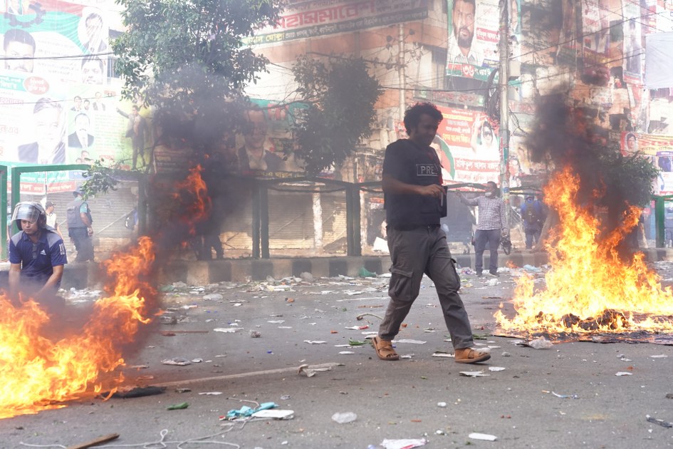 Tahir Zaman Priyo Injured on October 28 BNP Rally