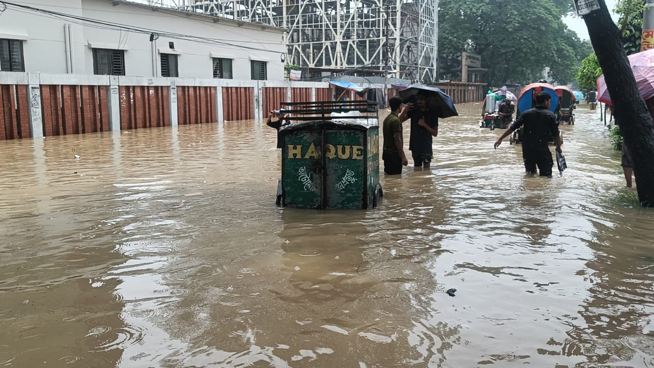 রাজধানীতে জলাবদ্ধতা